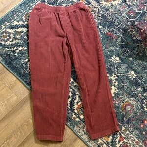 Urban Outfitters Men's Corduroy Pants - Deep Red